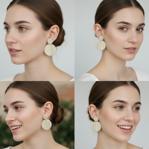 Boutique Jewelry - Boho Chic Knit-Texture Statement Earrings